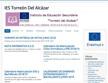 Tablet Screenshot of iestorreondelalcazar.org